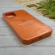 قاب گوشی iPhone 12 Pro Max آیفون سیلیکونی اورجینال پاک کنی درجه یک زیربسته نارنجی کد 124308