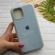 قاب گوشی iPhone 12 Pro Max آیفون سیلیکونی اورجینال پاک کنی درجه یک زیربسته آبی روشن کد 124311