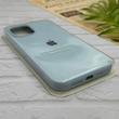 قاب گوشی iPhone 12 Pro Max آیفون سیلیکونی اورجینال پاک کنی درجه یک زیربسته آبی روشن کد 124311
