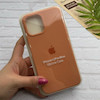 قاب گوشی iPhone 12 Pro Max آیفون سیلیکونی اورجینال پاک کنی درجه یک زیربسته پرتقالی کد 124321