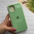 قاب گوشی iPhone 12 Pro Max آیفون سیلیکونی اورجینال پاک کنی درجه یک زیربسته سبز روشن کد 124328