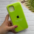 قاب گوشی iPhone 12 Pro Max آیفون سیلیکونی اورجینال پاک کنی درجه یک زیربسته سبز فسفری کد 124335