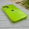 قاب گوشی iPhone 12 Pro Max آیفون سیلیکونی اورجینال پاک کنی درجه یک زیربسته سبز فسفری کد 124335