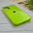 قاب گوشی iPhone 12 Pro Max آیفون سیلیکونی اورجینال پاک کنی درجه یک زیربسته سبز فسفری کد 124335