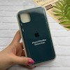 قاب گوشی iPhone 11 Pro Max آیفون سیلیکونی اورجینال پاک کنی درجه یک زیربسته سبز کله غازی کد 124343