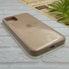 قاب گوشی iPhone 11 Pro Max آیفون سیلیکونی اورجینال پاک کنی درجه یک زیربسته کرم کد 124347