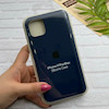 قاب گوشی iPhone 11 Pro Max آیفون سیلیکونی اورجینال پاک کنی درجه یک زیربسته سرمه ای کد 124351