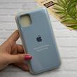 قاب گوشی iPhone 11 Pro Max آیفون سیلیکونی اورجینال پاک کنی درجه یک زیربسته آبی روشن کد 124359