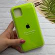 قاب گوشی iPhone 11 Pro Max آیفون سیلیکونی اورجینال پاک کنی درجه یک زیربسته سبز فسفری کد 124363