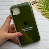 قاب گوشی iPhone 11 Pro Max آیفون سیلیکونی اورجینال پاک کنی درجه یک زیربسته سبز یشمی کد 124369