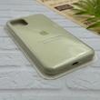 قاب گوشی iPhone 11 Pro Max آیفون سیلیکونی اورجینال پاک کنی درجه یک زیربسته شیری کد 124376
