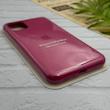 قاب گوشی iPhone 11 Pro Max آیفون سیلیکونی اورجینال پاک کنی درجه یک زیربسته سرخابی کد 124379