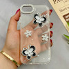 قاب گوشی iPhone 7 - iPhone 8 - iPhone SE 2020 - iPhone SE 2022 آیفون شفاف رزینی Luxury لنز نگین دار کرومی کد 124427