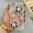 قاب گوشی iPhone 7 - iPhone 8 - iPhone SE 2020 - iPhone SE 2022 آیفون شفاف رزینی Luxury لنز نگین دار کرومی کد 124427