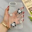 قاب گوشی iPhone 7 Plus - iPhone 8 Plus آیفون شفاف رزینی Luxury لنز نگین دار کرومی کد 124428