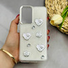 قاب گوشی Galaxy S21 FE سامسونگ رزینی Luxury لنز کرومی طرح گل لوکس کد 124500