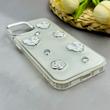 قاب گوشی iPhone 13 - iPhone 14 آیفون رزینی Luxury لنز کرومی طرح گل لوکس کد 124509