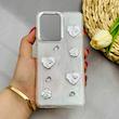قاب گوشی Poco X7 Pro شیائومی رزینی Luxury لنز کرومی طرح گل لوکس کد 124541