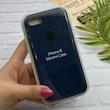 قاب گوشی iPhone 7 - iPhone 8 - iPhone SE 2020 - iPhone SE 2022 آیفون سیلیکونی اورجینال پاک کنی درجه یک زیربسته سرمه ای کد 125962