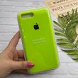 قاب گوشی iPhone 7 Plus - iPhone 8 Plus آیفون سیلیکونی اورجینال پاک کنی درجه یک زیربسته سبز فسفری کد 125988