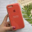 قاب گوشی iPhone 7 Plus - iPhone 8 Plus آیفون سیلیکونی اورجینال پاک کنی درجه یک زیربسته مرجانی کد 126008