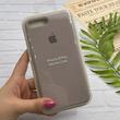 قاب گوشی iPhone 7 Plus - iPhone 8 Plus آیفون سیلیکونی اورجینال پاک کنی درجه یک زیربسته طوسی کد 126012