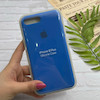 قاب گوشی iPhone 7 Plus - iPhone 8 Plus آیفون سیلیکونی اورجینال پاک کنی درجه یک زیربسته آبی کد 126023