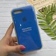 قاب گوشی iPhone 7 Plus - iPhone 8 Plus آیفون سیلیکونی اورجینال پاک کنی درجه یک زیربسته آبی کد 126023