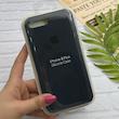 قاب گوشی iPhone 7 Plus - iPhone 8 Plus آیفون سیلیکونی اورجینال پاک کنی درجه یک زیربسته سرمه ای کد 126024