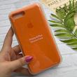 قاب گوشی iPhone 7 Plus - iPhone 8 Plus آیفون سیلیکونی اورجینال پاک کنی درجه یک زیربسته نارنجی کد 126026