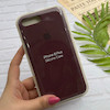 قاب گوشی iPhone 7 Plus - iPhone 8 Plus آیفون سیلیکونی اورجینال پاک کنی درجه یک زیربسته زرشکی کد 126027