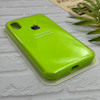 قاب گوشی iPhone X - iPhone XS آیفون سیلیکونی اورجینال پاک کنی درجه یک زیربسته سبز فسفری کد 126036