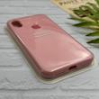 قاب گوشی iPhone X - iPhone XS آیفون سیلیکونی اورجینال پاک کنی درجه یک زیربسته صورتی کد 126039