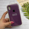 قاب گوشی iPhone X - iPhone XS آیفون سیلیکونی اورجینال پاک کنی درجه یک زیربسته بنفش کد 126042