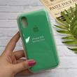 قاب گوشی iPhone X - iPhone XS آیفون سیلیکونی اورجینال پاک کنی درجه یک زیربسته سبز کد 126043