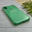 قاب گوشی iPhone X - iPhone XS آیفون سیلیکونی اورجینال پاک کنی درجه یک زیربسته سبز کد 126043