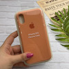 قاب گوشی iPhone X - iPhone XS آیفون سیلیکونی اورجینال پاک کنی درجه یک زیربسته گلبهی کد 126044