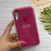 قاب گوشی iPhone X - iPhone XS آیفون سیلیکونی اورجینال پاک کنی درجه یک زیربسته سرخابی کد 126045