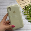 قاب گوشی iPhone X - iPhone XS آیفون سیلیکونی اورجینال پاک کنی درجه یک زیربسته شیری کد 126046