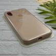 قاب گوشی iPhone X - iPhone XS آیفون سیلیکونی اورجینال پاک کنی درجه یک زیربسته کرم کد 126055
