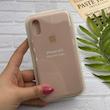 قاب گوشی iPhone X - iPhone XS آیفون سیلیکونی اورجینال پاک کنی درجه یک زیربسته کرم کد 126055
