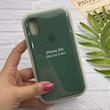 قاب گوشی iPhone X - iPhone XS آیفون سیلیکونی اورجینال پاک کنی درجه یک زیربسته سبز کد 126058