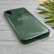 قاب گوشی iPhone X - iPhone XS آیفون سیلیکونی اورجینال پاک کنی درجه یک زیربسته سبز کد 126058