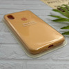 قاب گوشی iPhone X - iPhone XS آیفون سیلیکونی اورجینال پاک کنی درجه یک زیربسته نارنجی روشن کد 126062