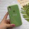 قاب گوشی iPhone X - iPhone XS آیفون سیلیکونی اورجینال پاک کنی درجه یک زیربسته سبز کد 126069