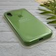 قاب گوشی iPhone X - iPhone XS آیفون سیلیکونی اورجینال پاک کنی درجه یک زیربسته سبز کد 126069