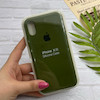 قاب گوشی iPhone X - iPhone XS آیفون سیلیکونی اورجینال پاک کنی درجه یک زیربسته سبز یشمی کد 126070