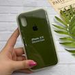 قاب گوشی iPhone X - iPhone XS آیفون سیلیکونی اورجینال پاک کنی درجه یک زیربسته سبز یشمی کد 126070