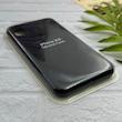 قاب گوشی iPhone X - iPhone XS آیفون سیلیکونی اورجینال پاک کنی درجه یک زیربسته سرمه ای کد 126071