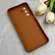 قاب گوشی Galaxy A17 سامسونگ سیلیکونی فانتزی عروسکی برجسته طرح لبوبو LABUBU محافظ لنزدار قهوه ای کد 126175